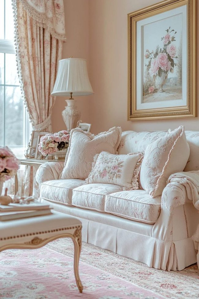 Soft Rose Pink Bedroom Serenity
