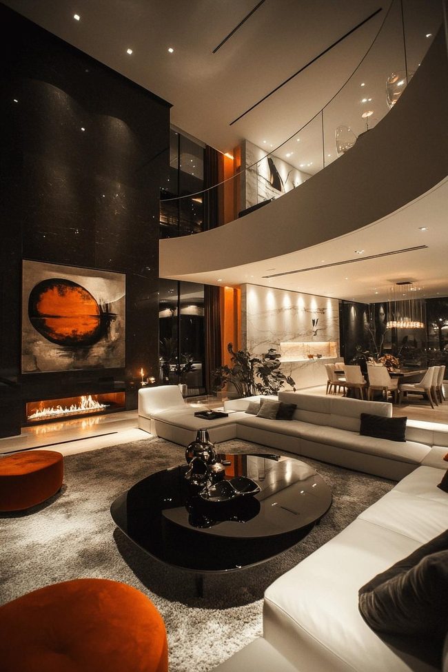 Polished Gold Furniture Statement