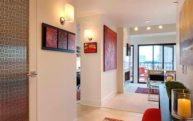 Fiery Reds Transform Empty Spaces