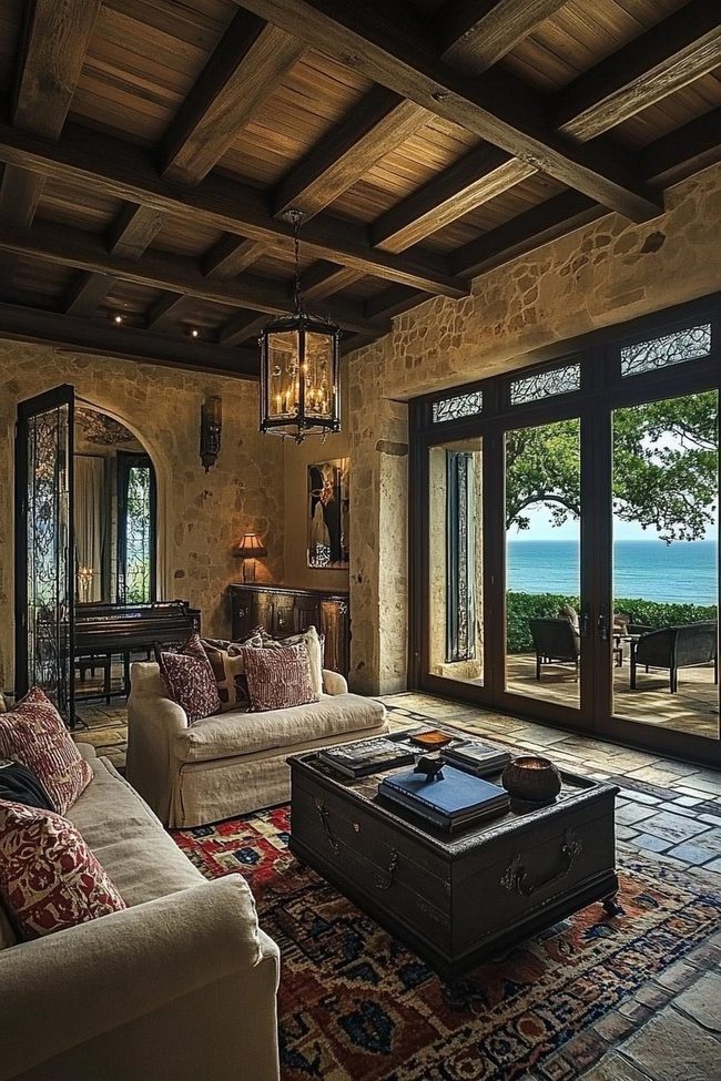 Terracotta And Blue Mediterranean Retreat