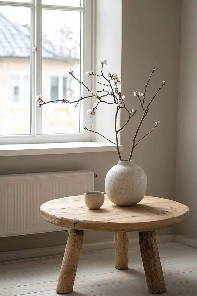 Light-Filled Nordic Coffee Table Simplicity