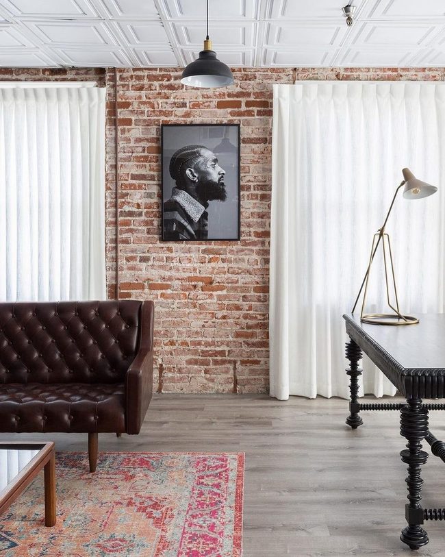 Fabric Softens Industrial Brick