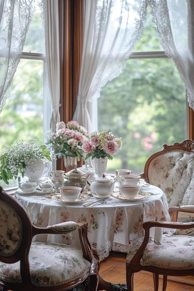 Pastel Porcelain Tea Sanctuary