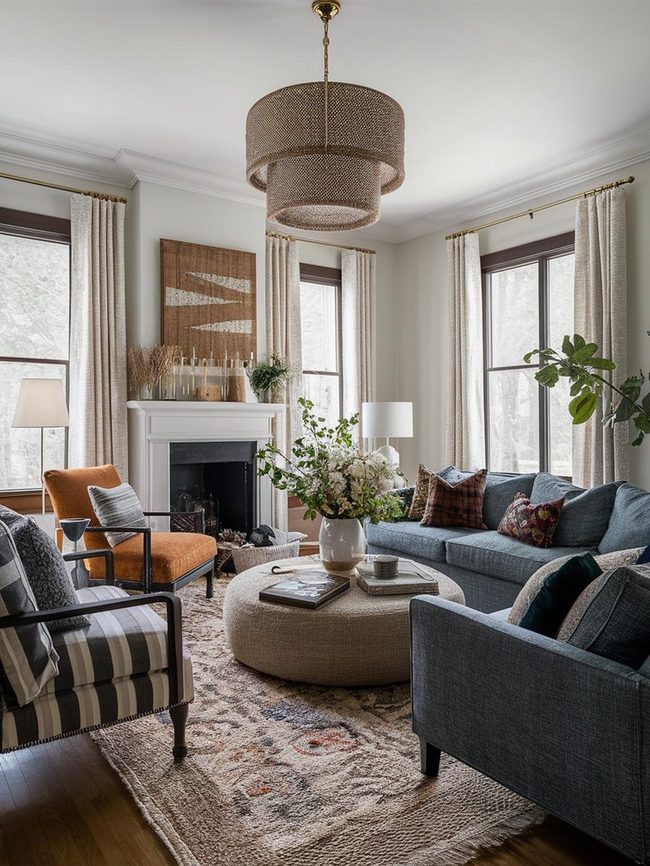 Layered Couch Textures and Patterns