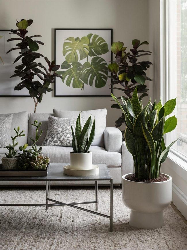 Green Plants Transform Empty Spaces