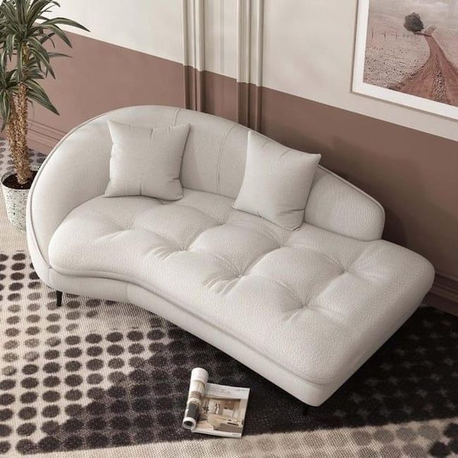 Curved Neutral Chair Pure Comfort