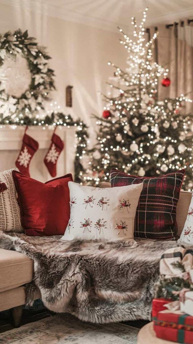 Soft Faux Fur Floor Statement