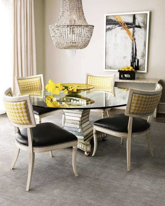 Black And Yellow Dining Energy