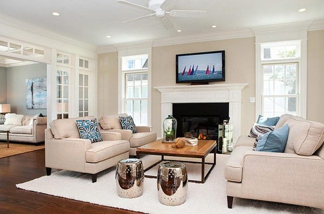 Sunlit Seating With Metallic Accents