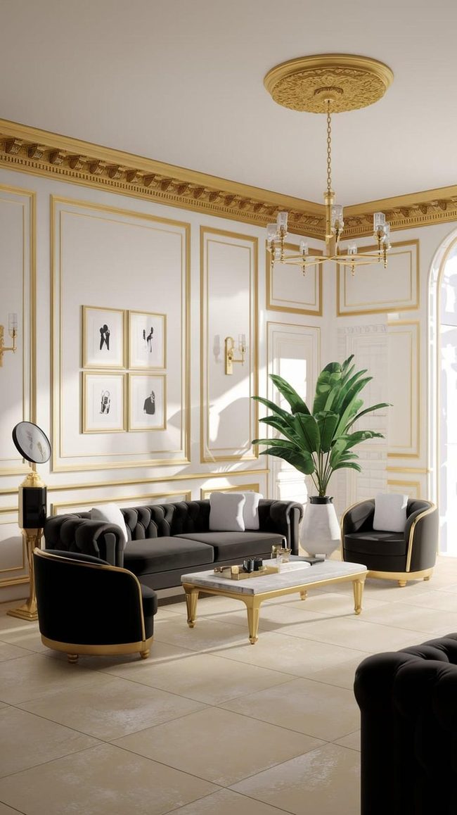 Open Shelves Display Living Room