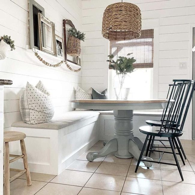 Black Chairs Against Crisp White Walls