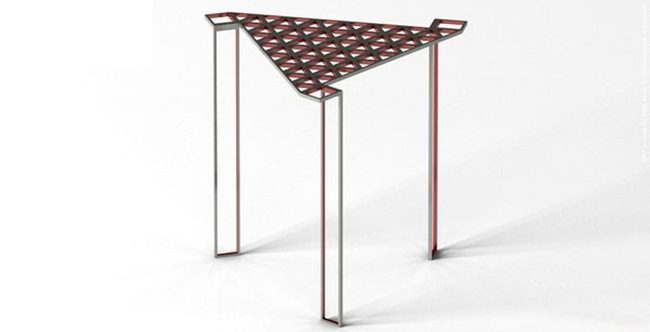Geometric Space-Age Coffee Table