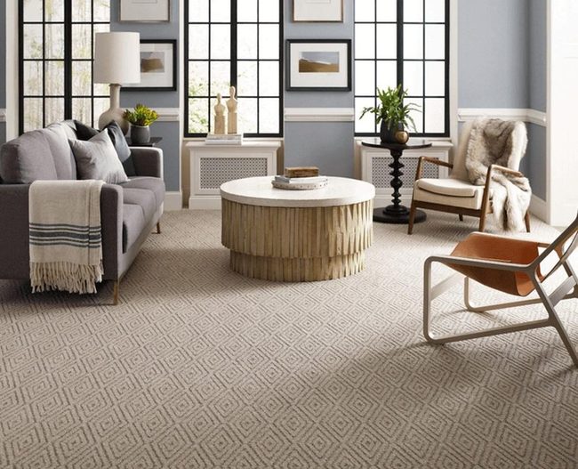 Geometric Stripes Meet Floral Nature