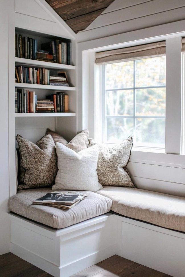 Plush Chair By Gothic Bookshelves