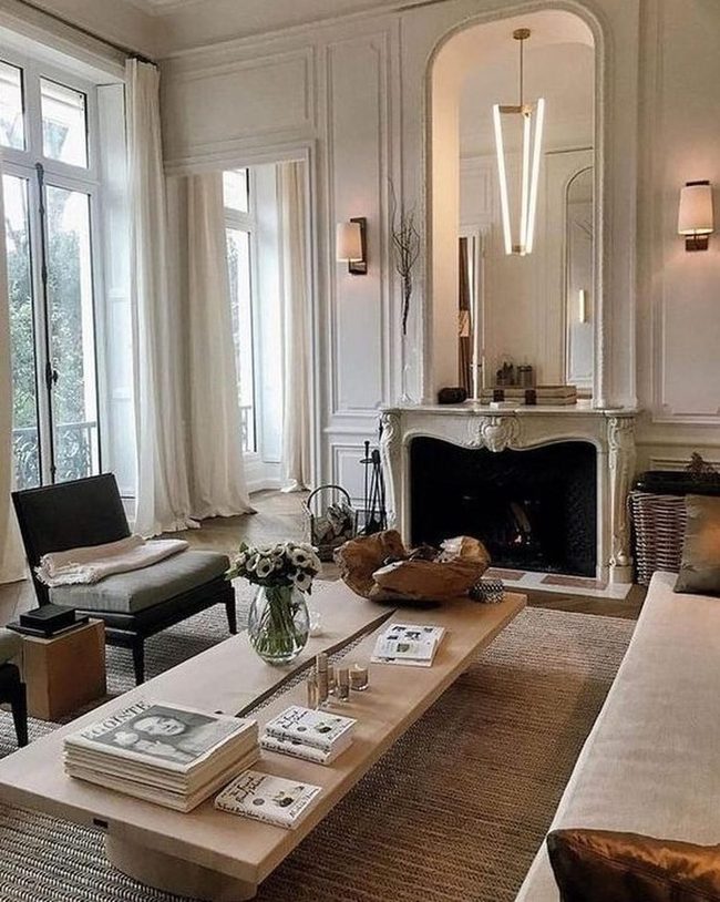 Sunlit Space With Neutral Elegance