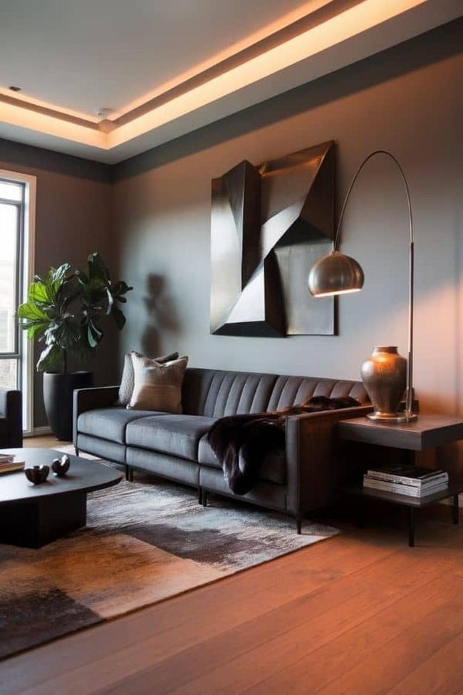 Deep Neutral Tones Contemporary Masculinity