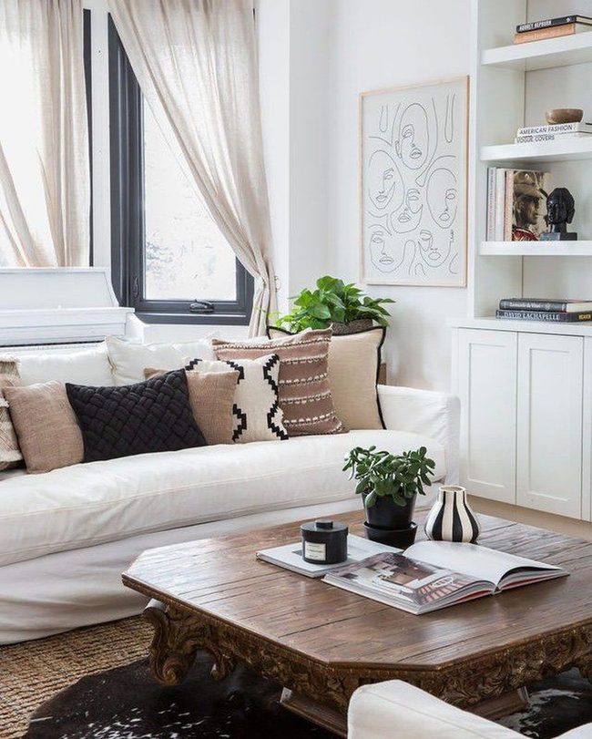 Warm Wood And Linen Harmony