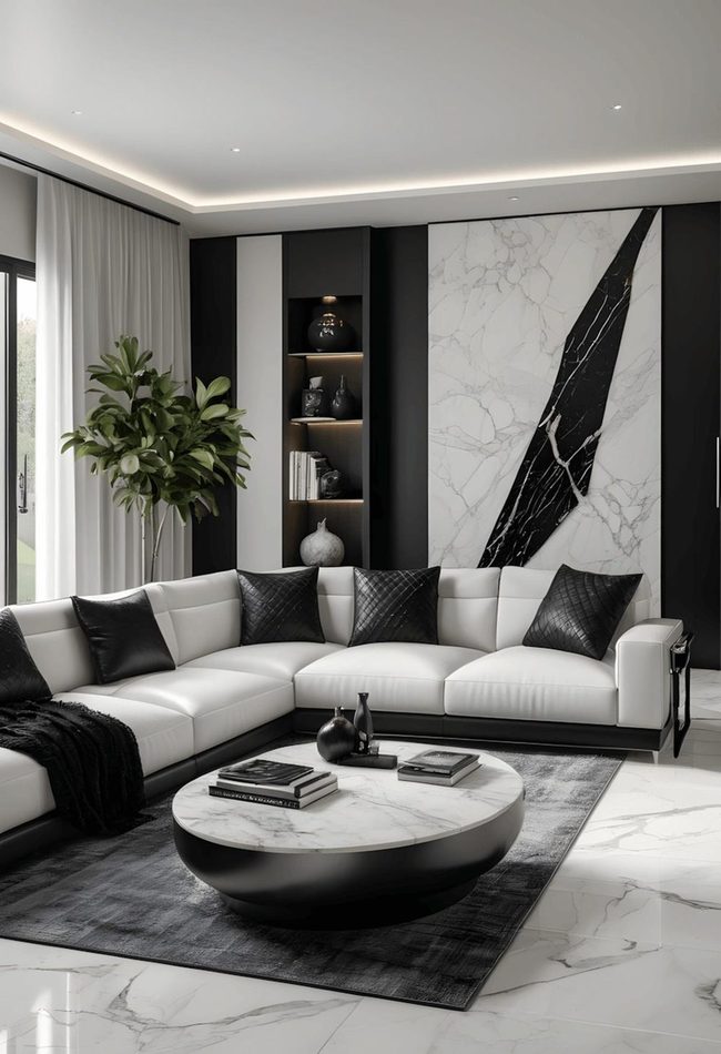 Layered Textures In Monochrome Space