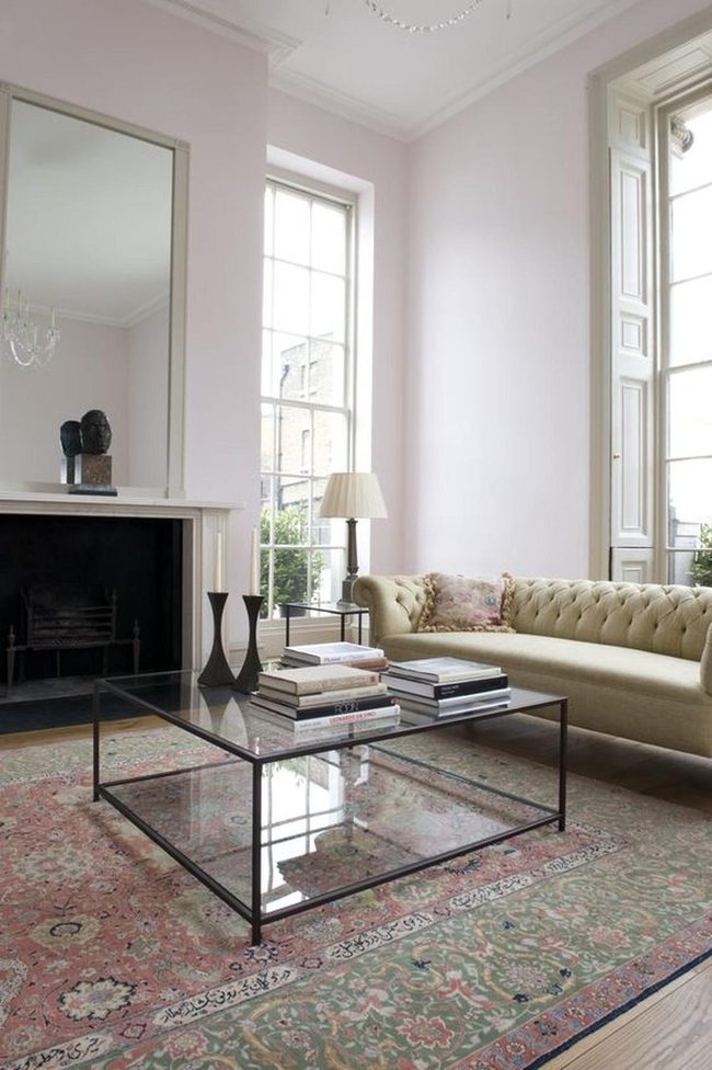 Tall Windows Flood Beige Sophistication