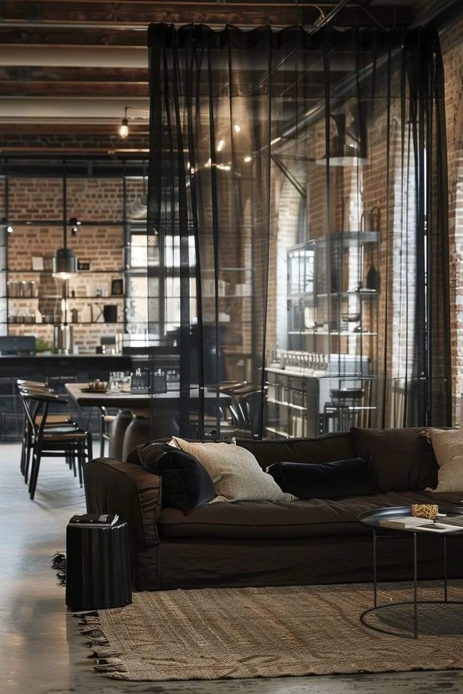Exposed Brick Meets Soft Textures