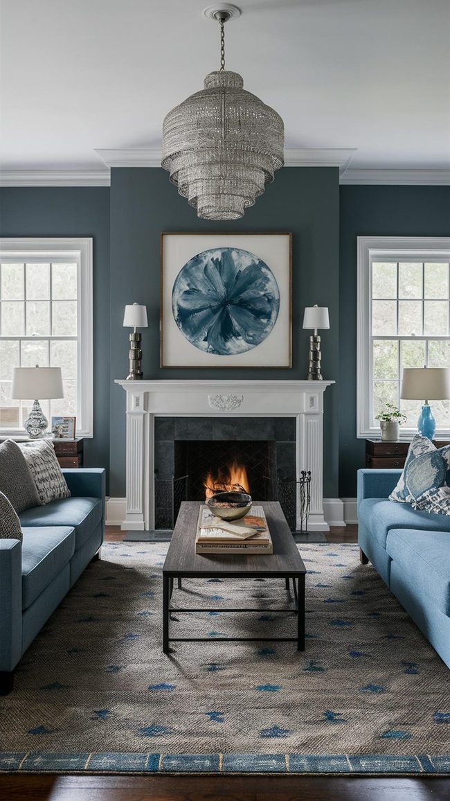 Grey Blue Room Needs One Star