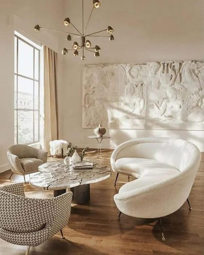 Cracked Marble Table Steals The Show