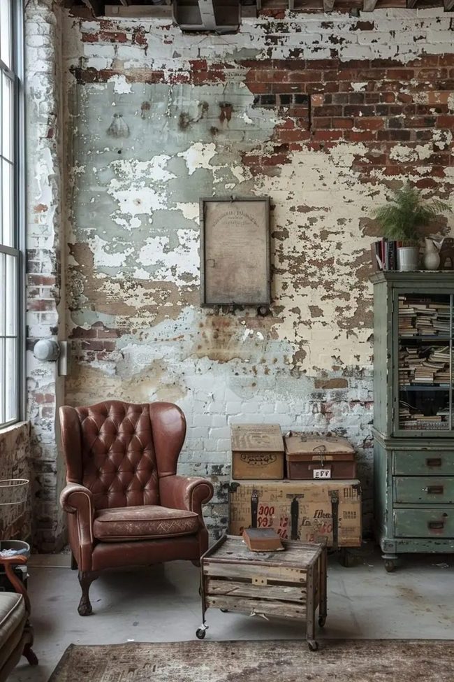 Crumbling Brick Photography Backdrop
