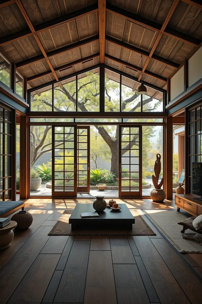 Sliding Doors Dissolve Boundaries