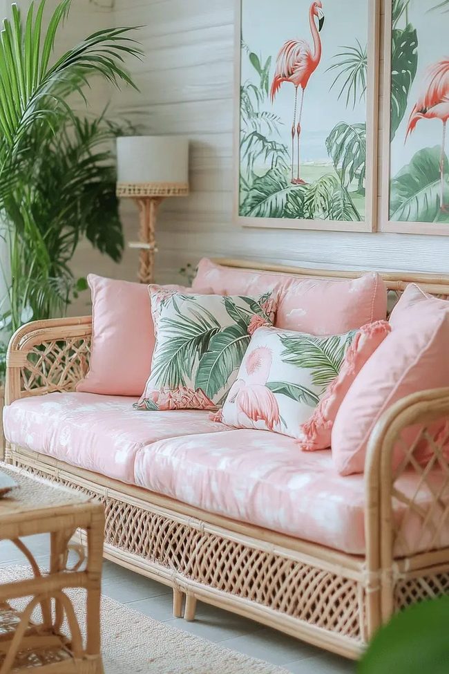 Flamingo Pink Tropical Energy Boost