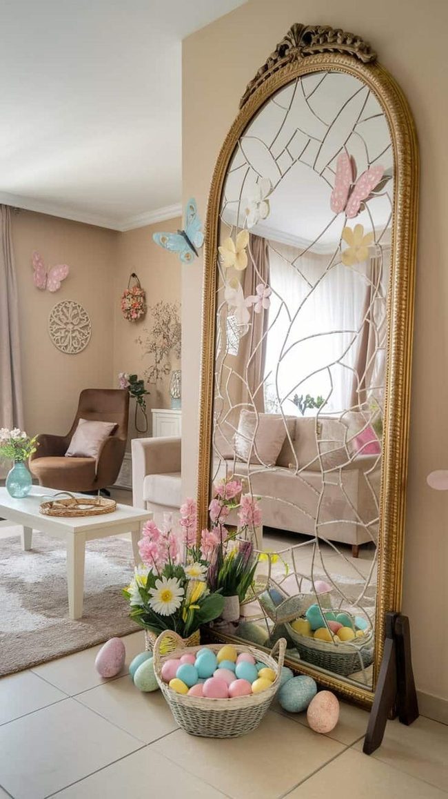 Ornate Mirrors Multiply Spring Light