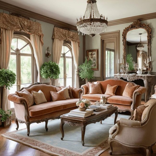 Cream and Sage European Farmhouse