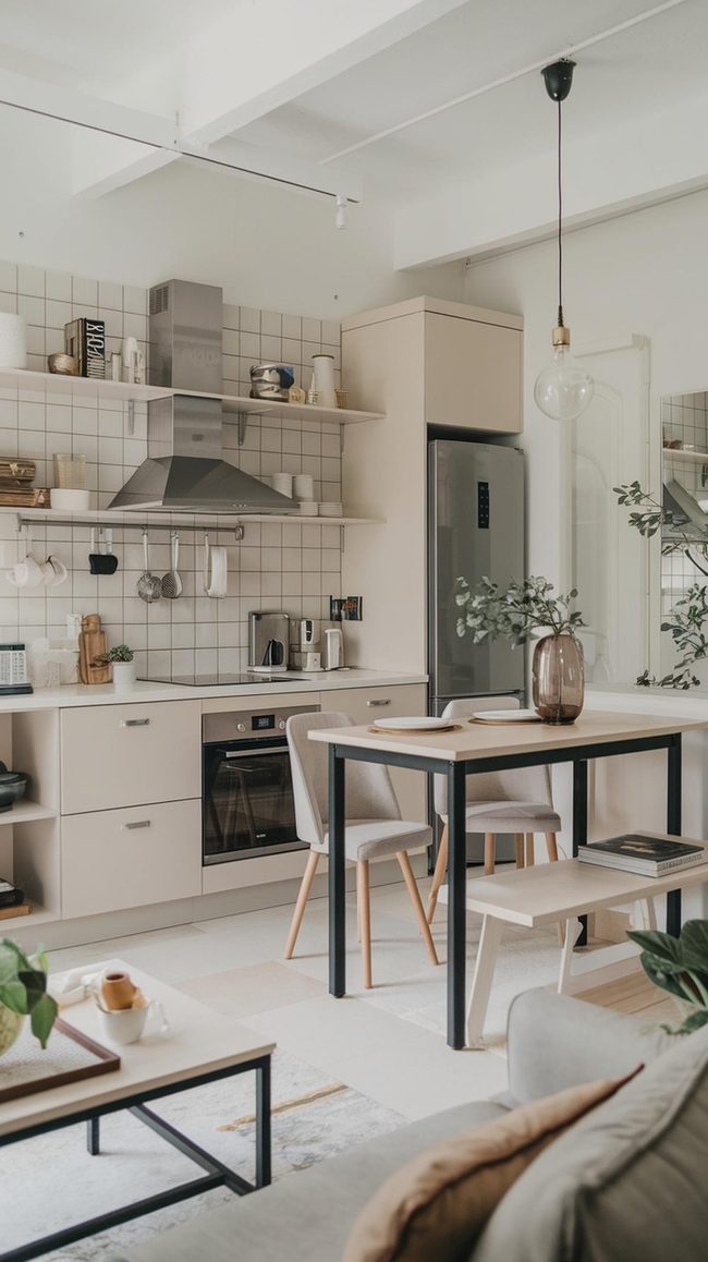 Glass Partitions And Neutral Tones