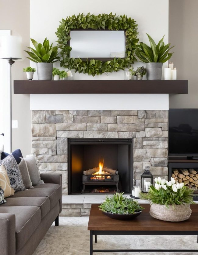 Fireplace Centered Parlor