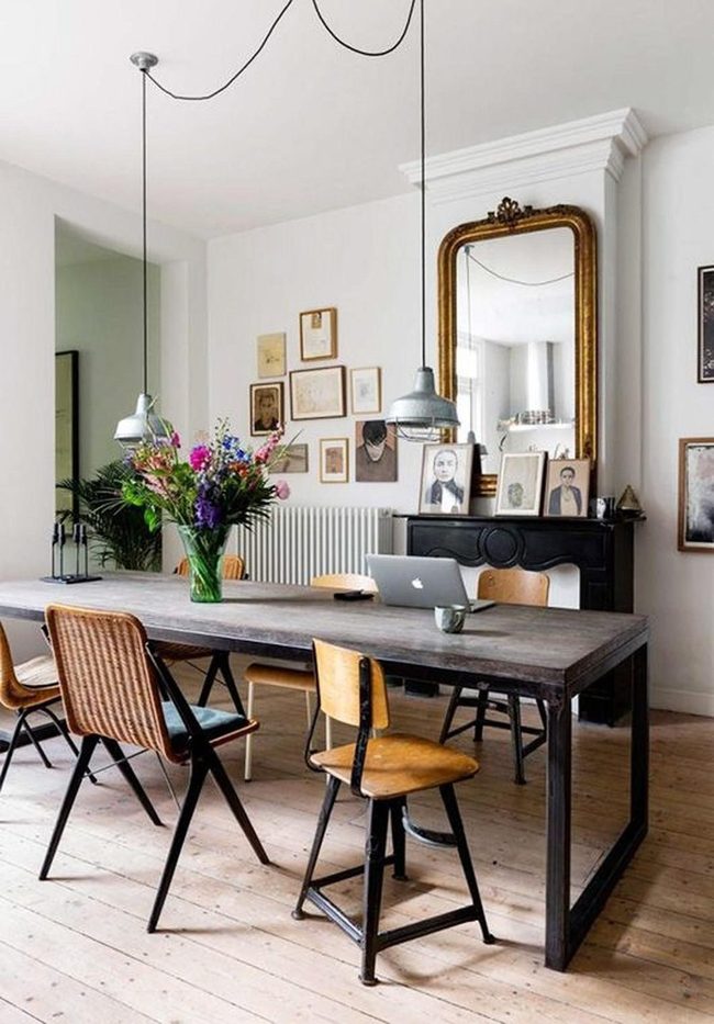 Gold Mirrors Amplify Light Beautifully