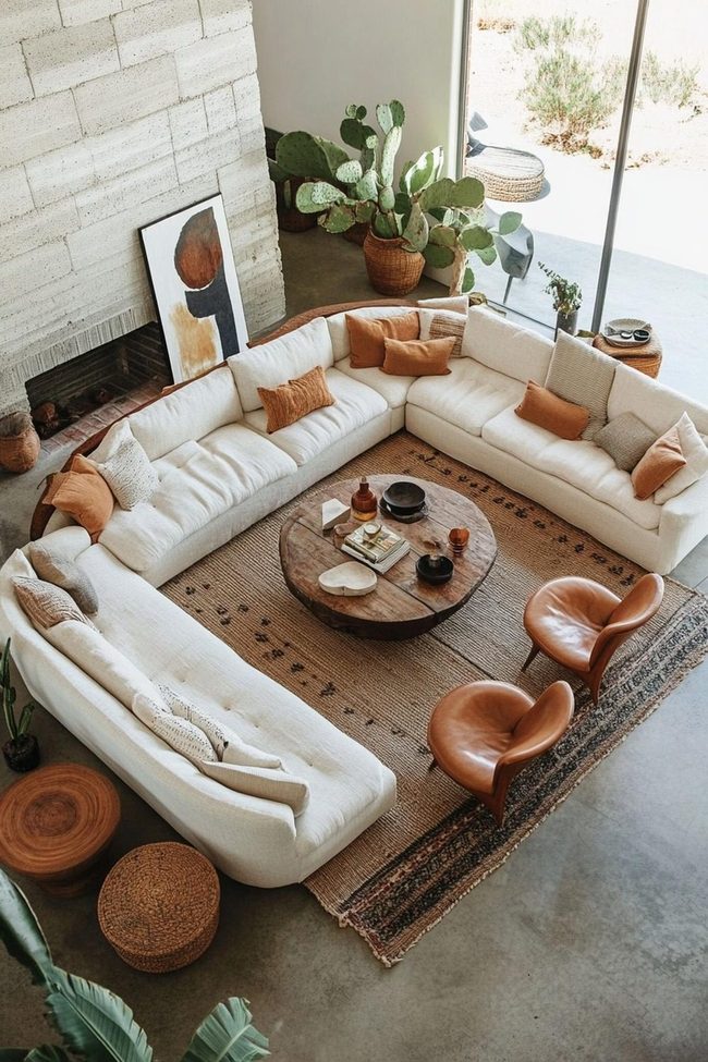 Angular Furniture Placement For Awkward Spaces
