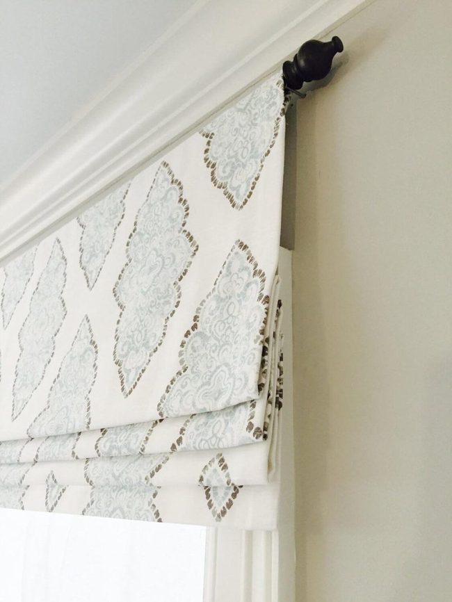 Geometric Damask Floor-Ceiling Drama