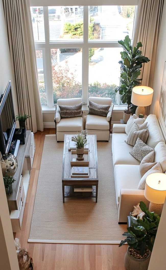 Large Window Diffused Seating Area