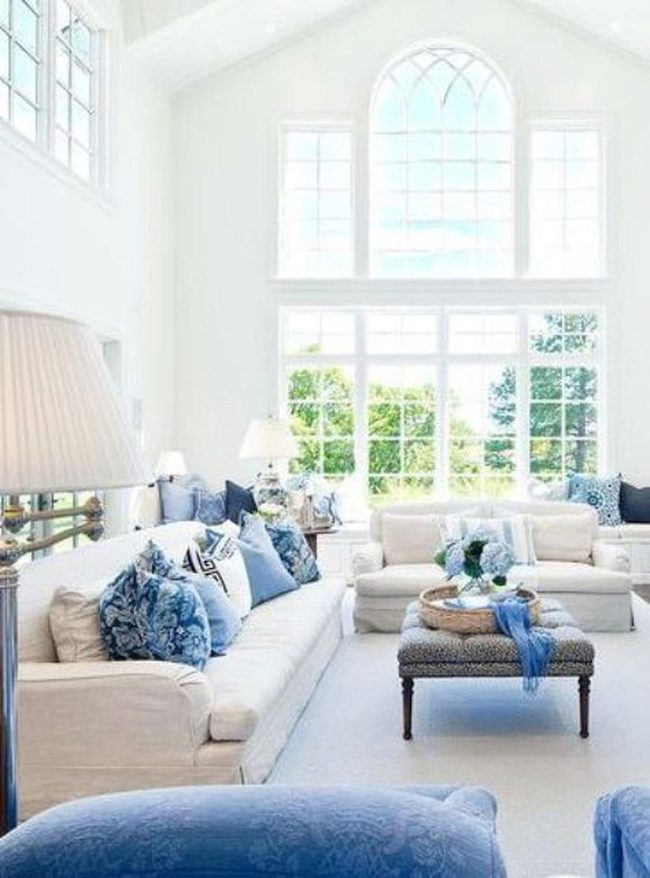 Cream Sofas Sunlit Modern Living