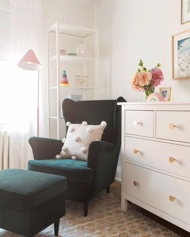 Sunlit Room With Soft Pink Accents