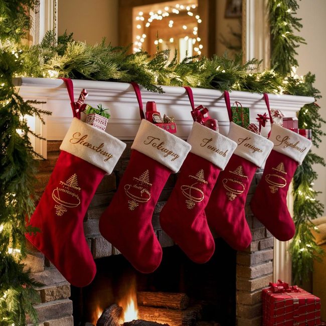 Red Stockings, Instant Festive Impact
