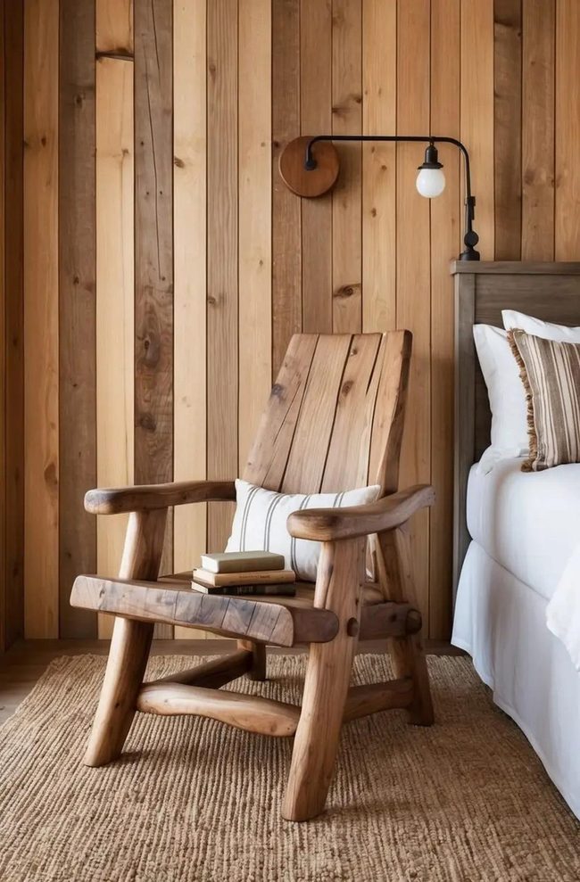 Organic Timber Grain Chair