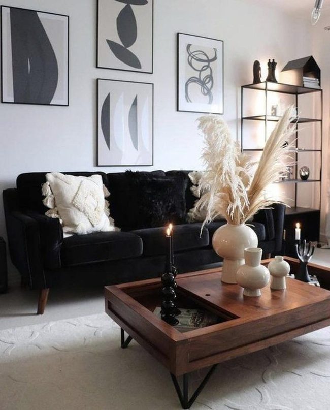 Black And White Wall Statement