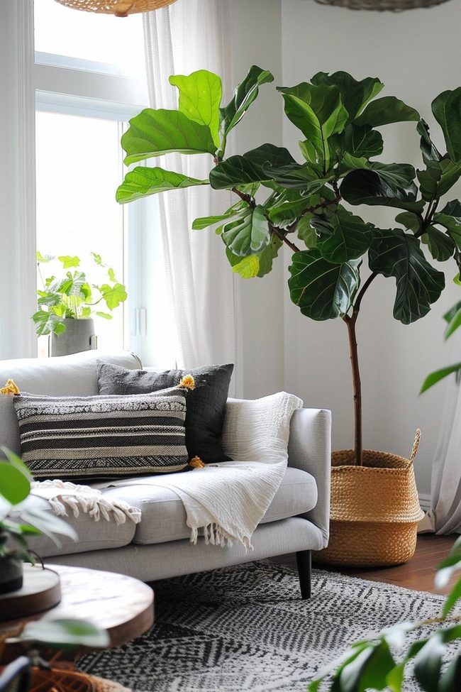 Living Room Plants Transform Spaces