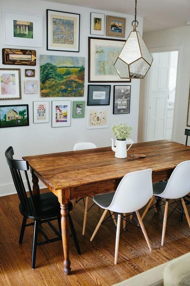 Mixed Chairs, Wooden Warmth, Personal Gallery