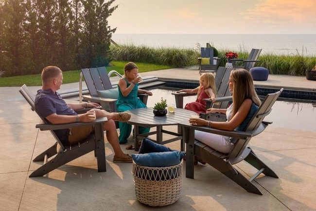 Modern Adirondack Chairs For Entertaining