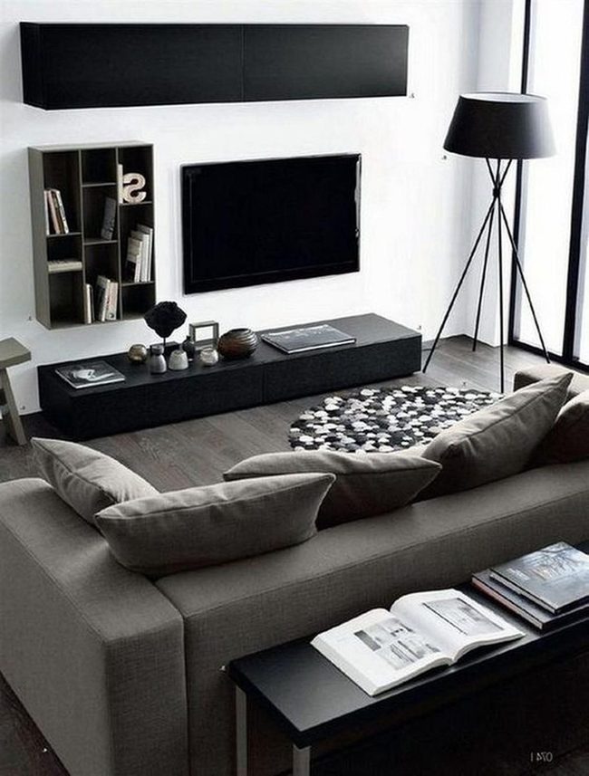 Round Pattern Rug Scandinavian Simplicity