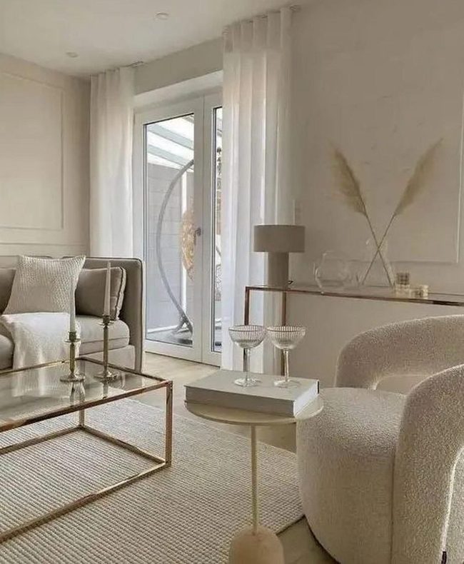 Sunlit Minimalist Living Space