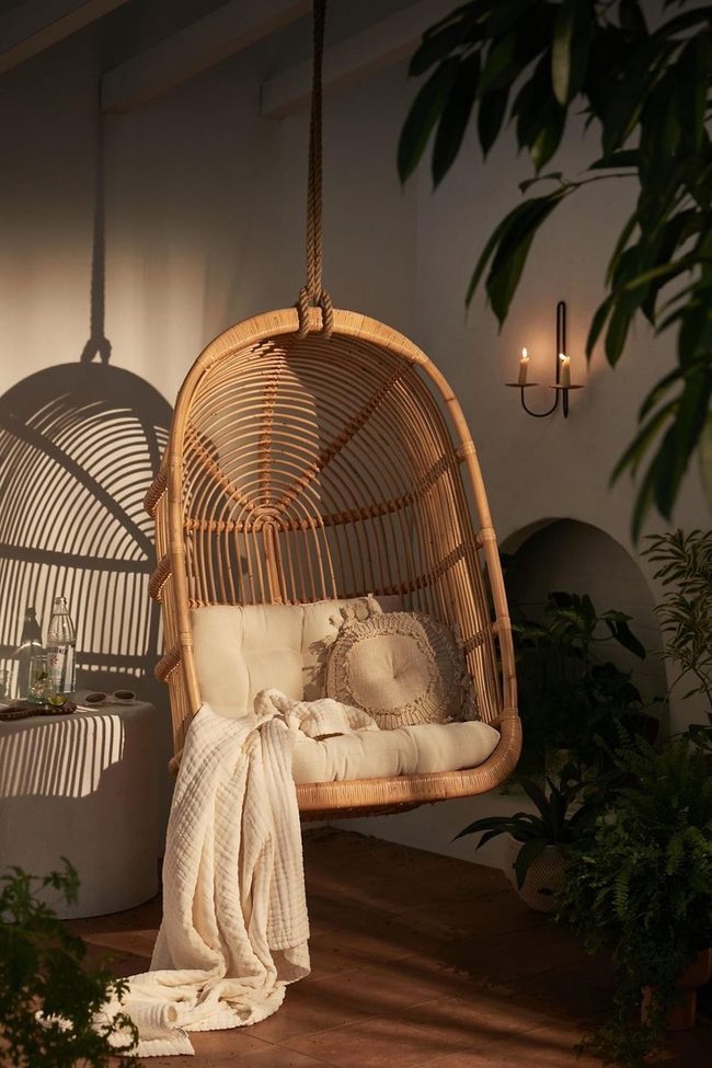 Neutral Geometry Statement Chair
