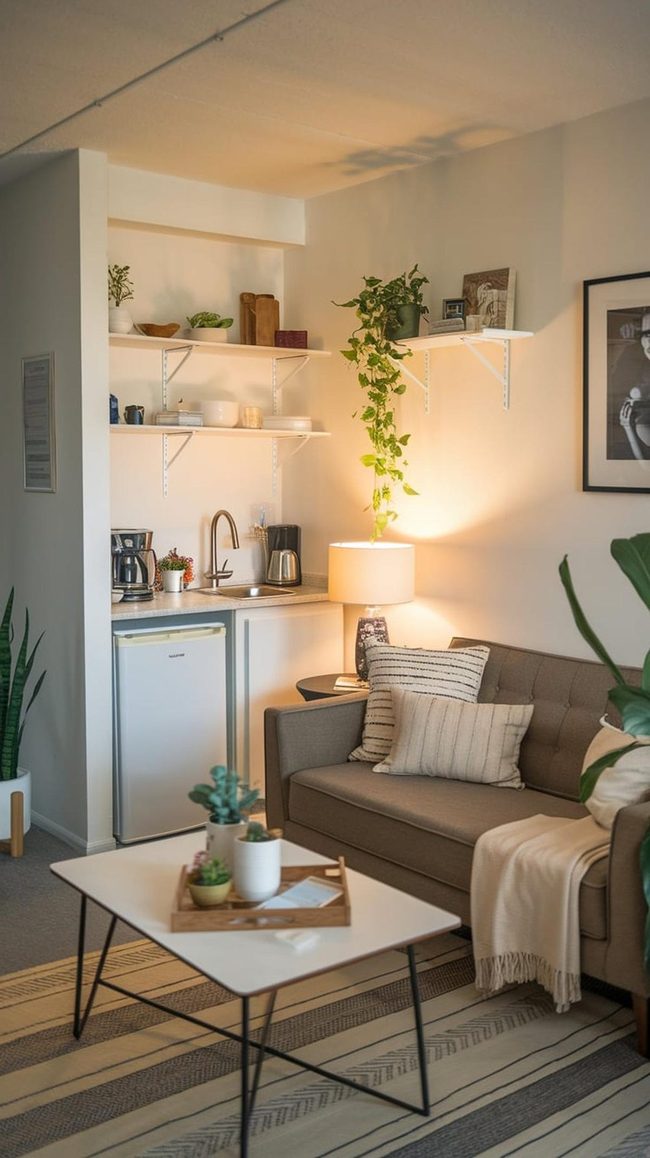 Window-Side Reading Corner With Soft Throws
