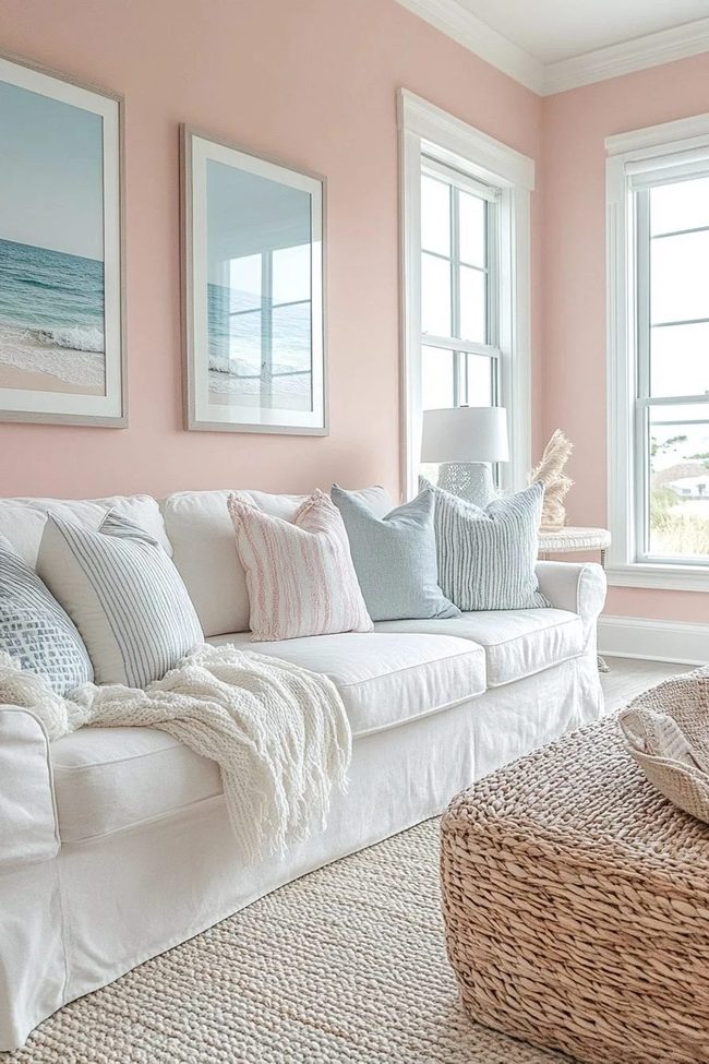 Sunlit Coastal Retreat With Natural Texture